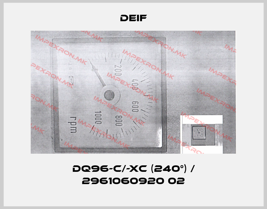 Deif-DQ96-c/-xc (240°) / 2961060920 02price