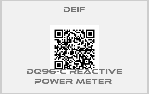Deif-DQ96-C REACTIVE POWER METER price