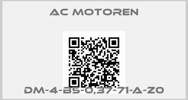 AC Motoren-DM-4-B5-0,37-71-A-Z0price