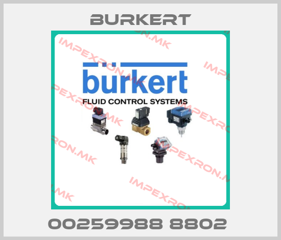 Burkert-00259988 8802 price