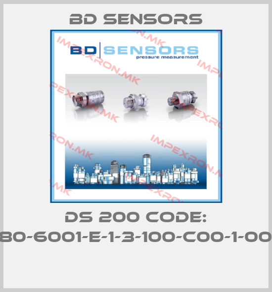 Bd Sensors-DS 200 CODE: 780-6001-E-1-3-100-C00-1-000 price