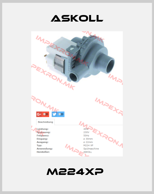 Askoll-M224XP price