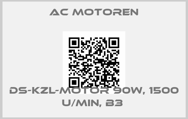 AC Motoren-DS-KZL-MOTOR 90W, 1500 U/MIN, B3 price