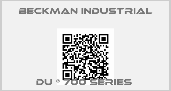 Beckman Industrial-DU ® 700 series price