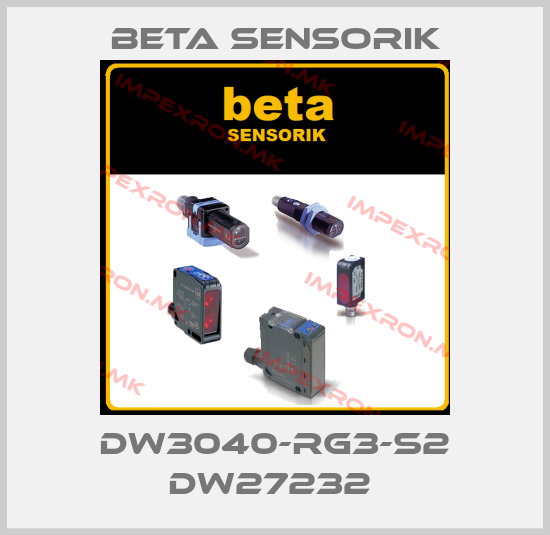 Beta Sensorik-DW3040-RG3-S2 DW27232 price