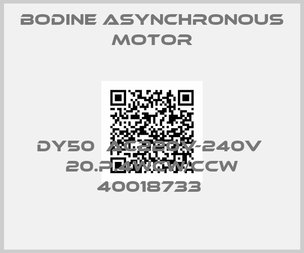 BODINE Asynchronous motor-DY50  AC220V-240V  20.P.4WCW/CCW 40018733 price