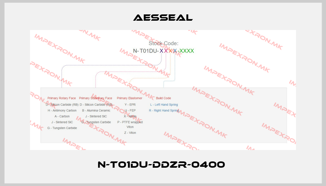 Aesseal-N-T01DU-DDZR-0400 price