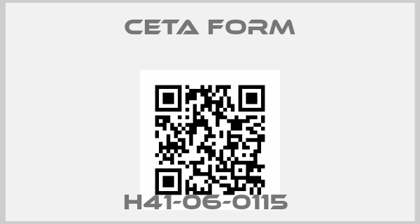 CETA FORM-H41-06-0115 price