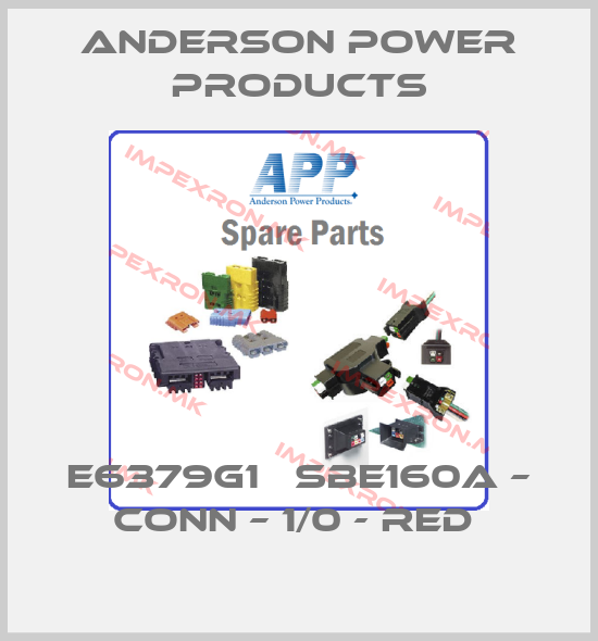 Anderson Power Products-E6379G1   SBE160A – CONN – 1/0 - RED price