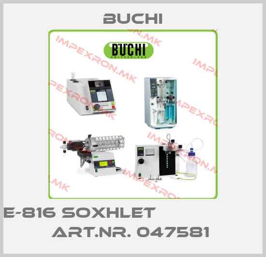 Buchi-E-816 SOXHLET                                   ART.NR. 047581 price