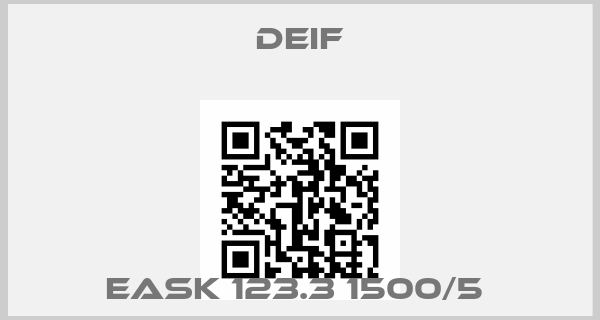 Deif-EASK 123.3 1500/5 price