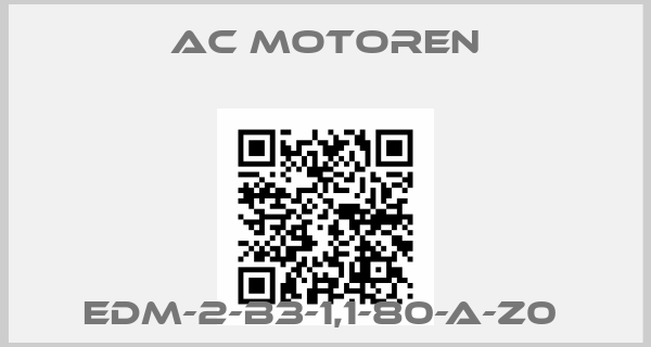 AC Motoren-EDM-2-B3-1,1-80-A-Z0 price
