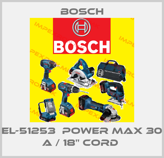 Bosch-EL-51253  POWER MAX 30 A / 18" CORD price