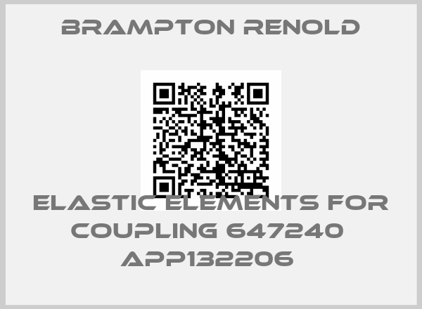 Brampton Renold-ELASTIC ELEMENTS FOR COUPLING 647240  APP132206 price