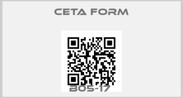 CETA FORM-B05-17 price