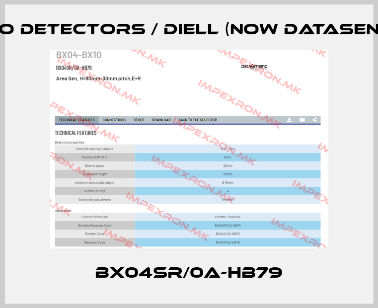Micro Detectors / Diell (now Datasensing)-BX04SR/0A-HB79price