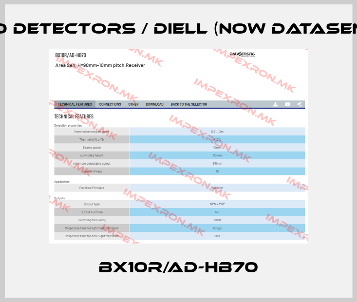 Micro Detectors / Diell (now Datasensing)-BX10R/AD-HB70price