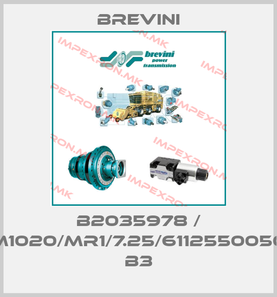 Brevini-B2035978 / EM1020/MR1/7.25/61125500500 B3price