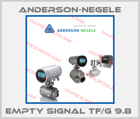 Anderson-Negele-EMPTY SIGNAL TF/G 9.8 price