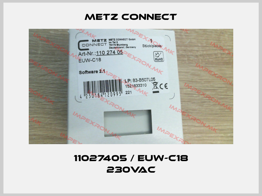 Metz Connect-11027405 / EUW-C18 230VACprice