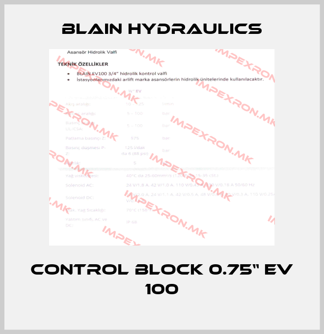 Blain Hydraulics Europe