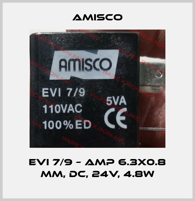 Amisco-EVI 7/9 – AMP 6.3x0.8 mm, DC, 24V, 4.8Wprice