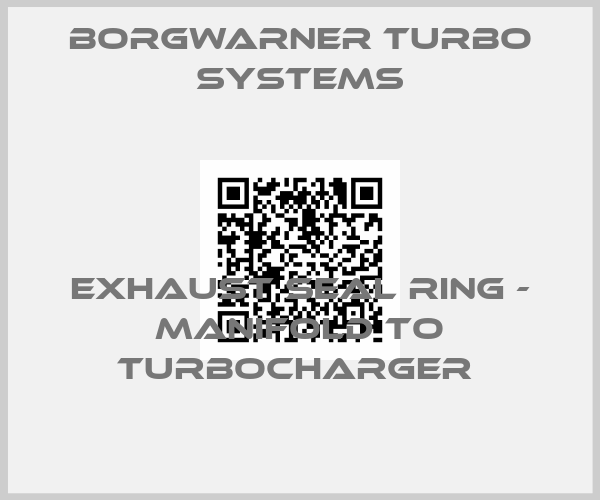 Borgwarner turbo systems-Exhaust Seal Ring - Manifold to Turbocharger price