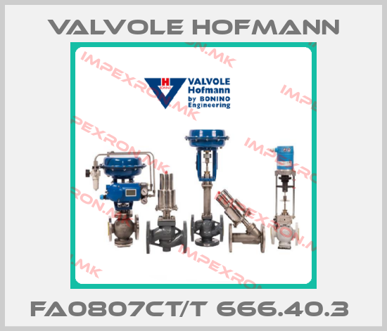 Valvole Hofmann-FA0807CT/T 666.40.3 price
