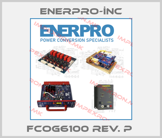 Enerpro-İnc-FCOG6100 rev. P price