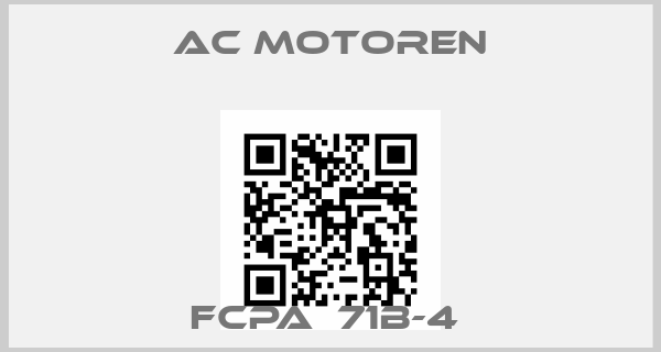 AC Motoren-FCPA  71B-4 price
