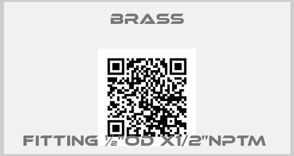 Brass-fitting ½”OD x1/2”NPTM price