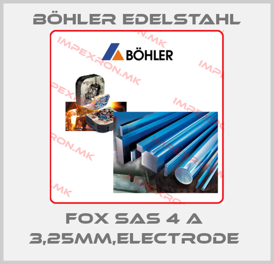 Böhler Edelstahl-FOX SAS 4 A  3,25MM,ELECTRODE price