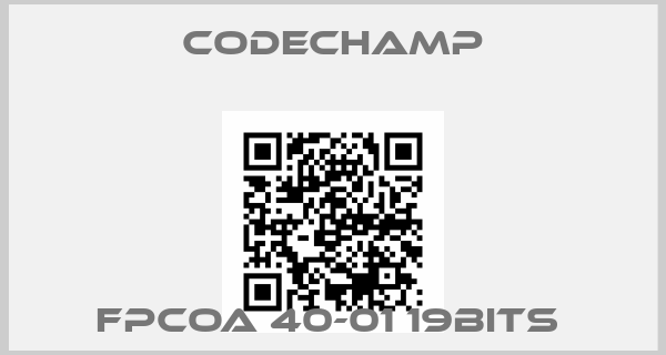 Codechamp-FPCOA 40-01 19BITS price
