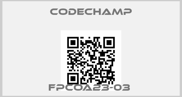 Codechamp-FPCOA23-03 price