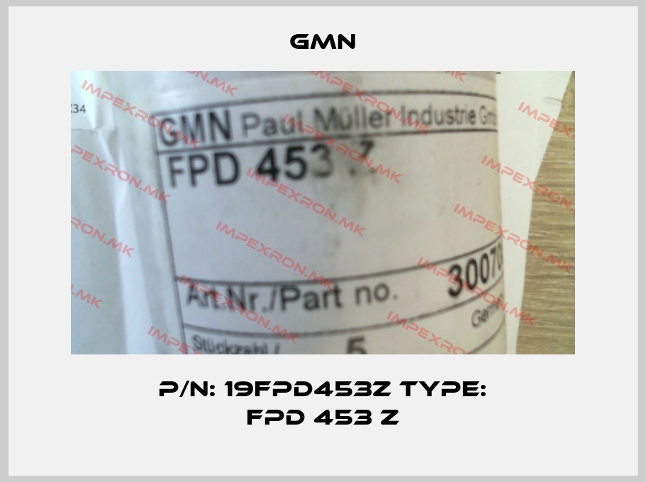 Gmn-P/N: 19FPD453Z Type: FPD 453 Zprice
