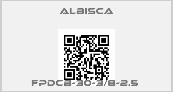 Albisca-FPDCB-30-3/8-2.5 price