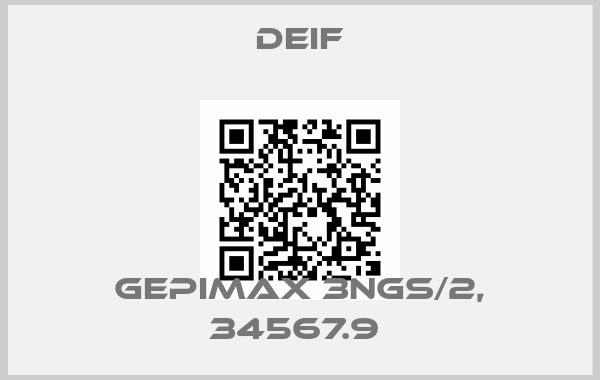 Deif-GEPIMAX 3NGS/2, 34567.9 price