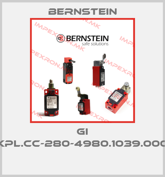 Bernstein-GI KPL.CC-280-4980.1039.000 price