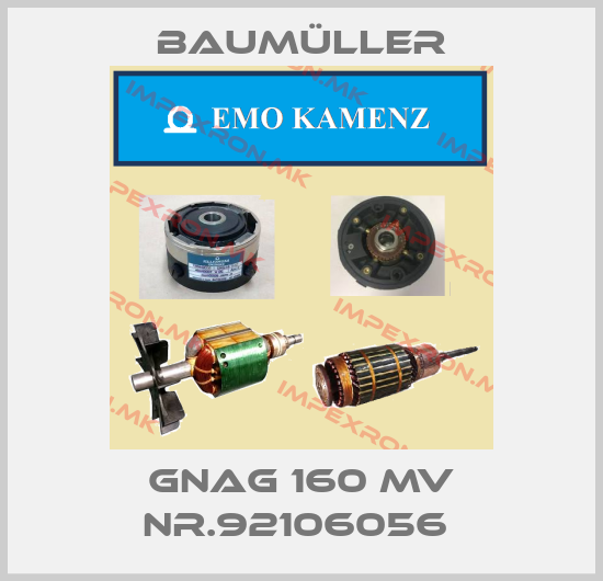 Baumüller-GNAG 160 MV NR.92106056 price