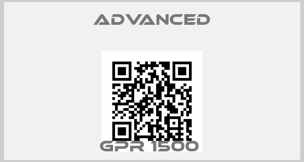Advanced-GPR 1500 price