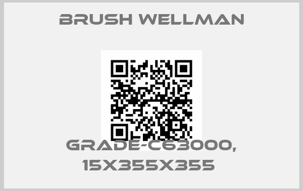 Brush Wellman-GRADE-C63000, 15X355X355 price