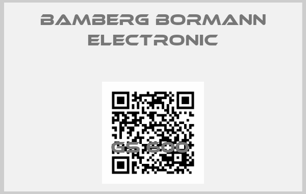 Bamberg Bormann Electronic-GS 600 price