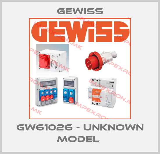 Gewiss-GW61026 - unknown model price