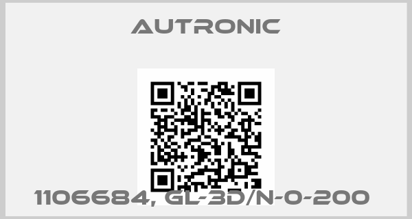 Autronic-1106684, GL-3D/N-0-200 price
