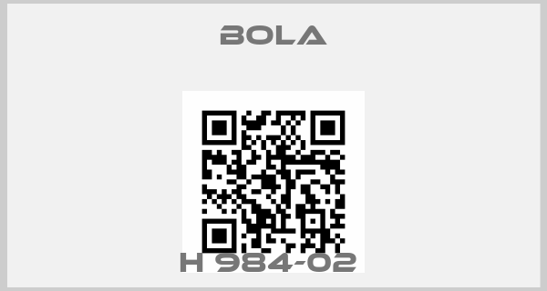 Bola-H 984-02 price