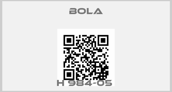 Bola-H 984-05 price