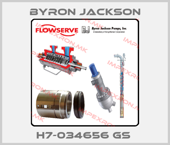 Byron Jackson-H7-034656 GS price