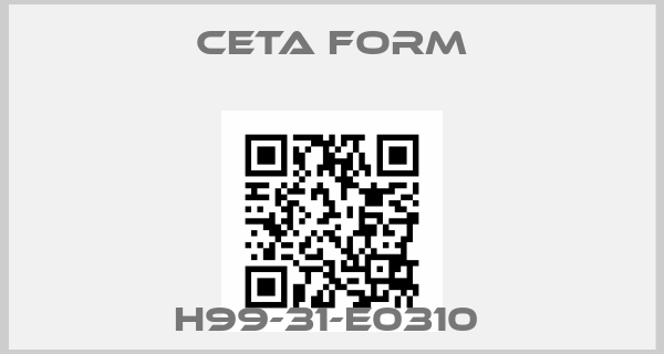 CETA FORM-H99-31-E0310 price