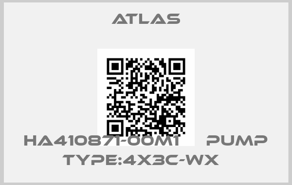 Atlas-HA410871-00M1     PUMP TYPE:4X3C-WX  price