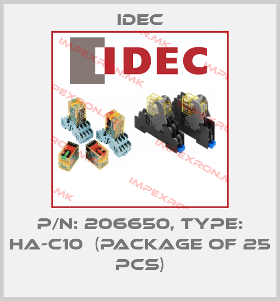Idec-P/N: 206650, Type: HA-C10  (package of 25 pcs)price